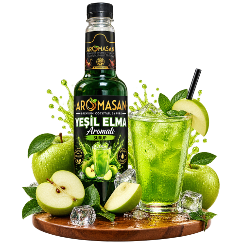 Yeşil Elma Aromalı Şurup 750 ML ürün görseli