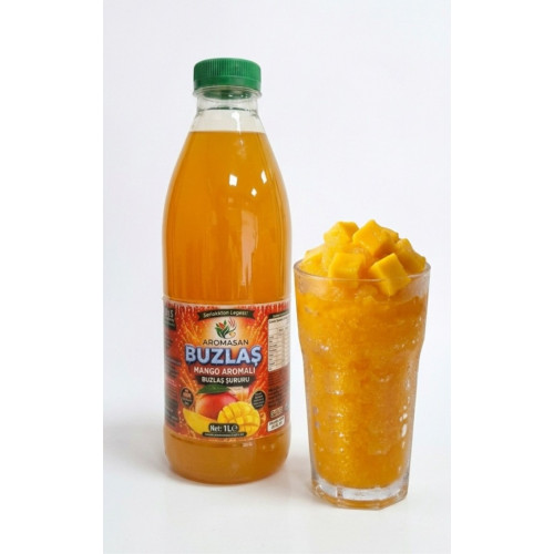 Mango Aromalı Buzlaş Şurubu 1 Litre – 1’e 5 Konsantre ürün görseli