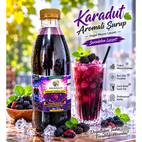 Karadut Buzlaş 1e 5 konsantre şurup 1 lt ürün görseli